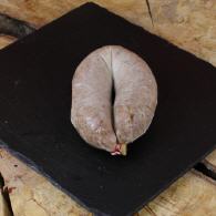 frische Leberwurst im Kranz