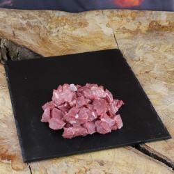 Schweineschulter geschnitten für Gulaschsuppe - 1 mal 1